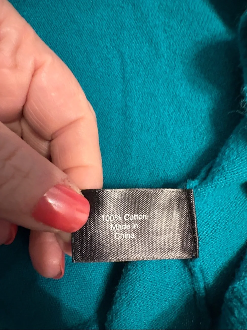 Lane Bryant Teal Open-Front Cropped Shrug - Picture 6 of 6